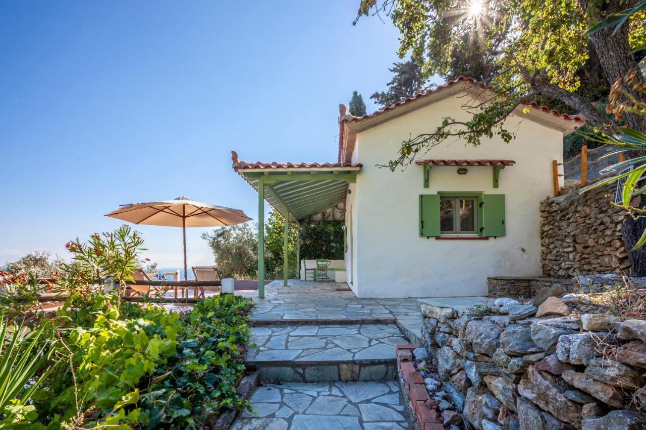 Olea Skopelos Villas With Swimming Pools & Sea View Panormos  Exterior foto