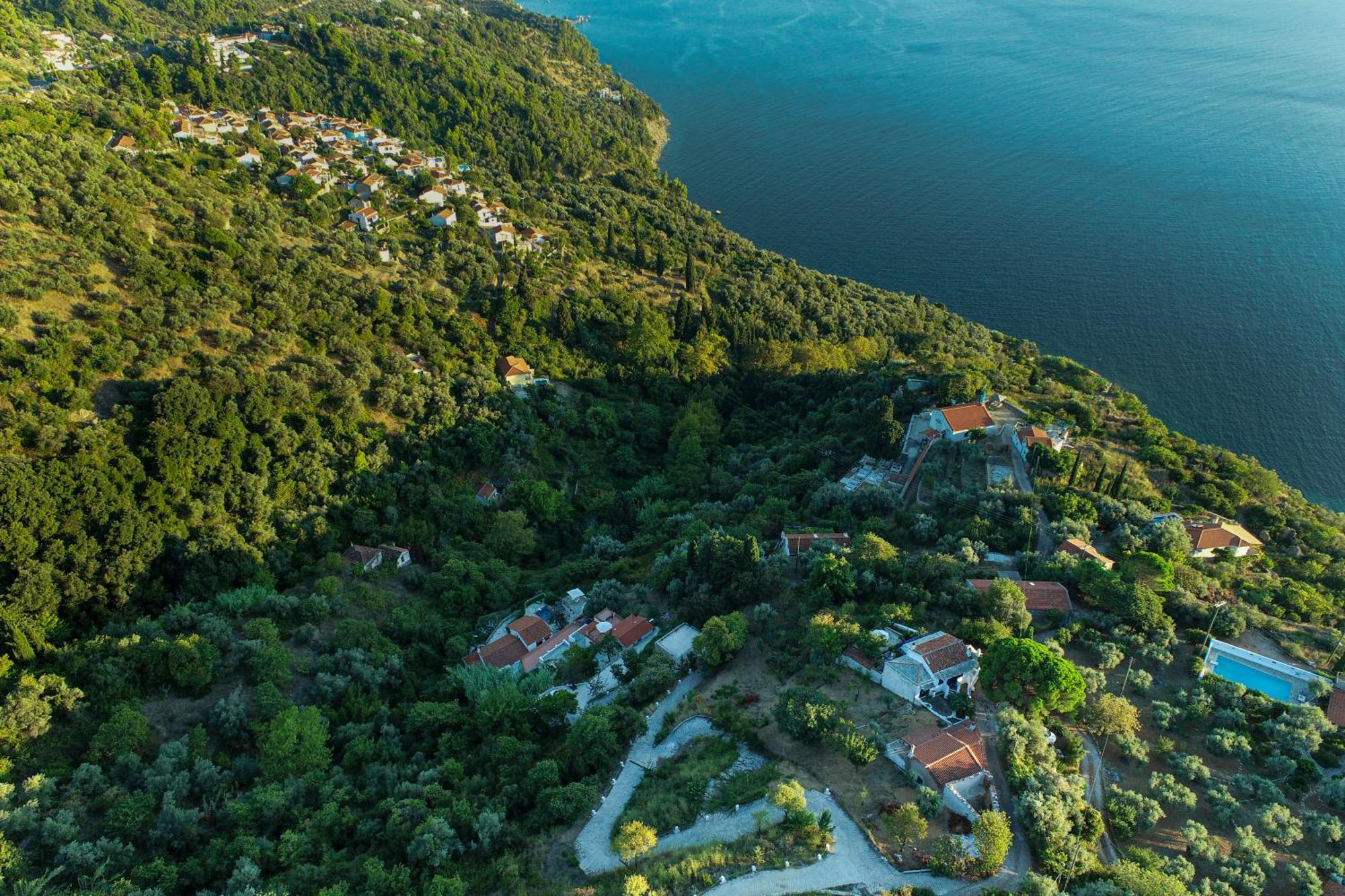 Olea Skopelos Villas With Swimming Pools & Sea View Panormos  Exterior foto